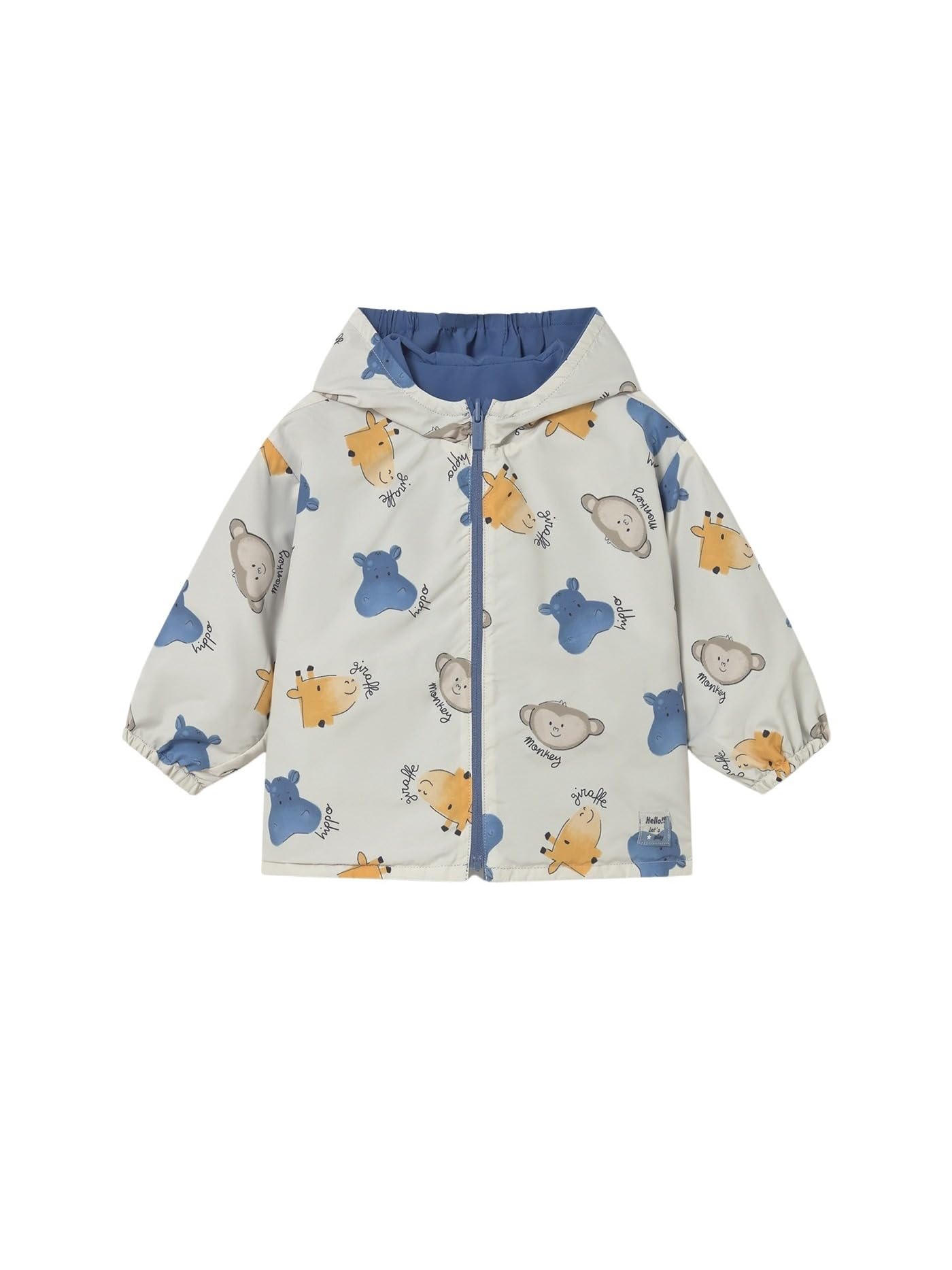 Mayoral Cortavientos reversible para bebé niño Cobalto