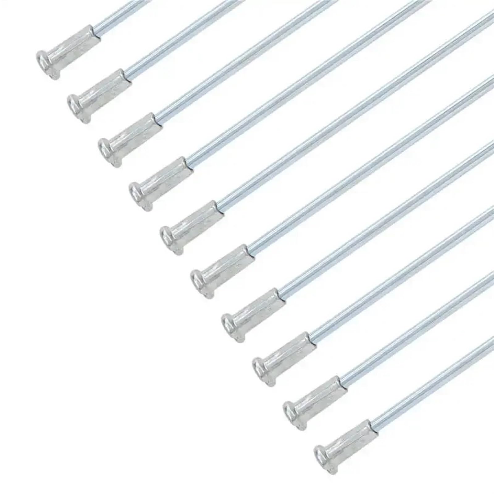 40 radios eléctricos para bicicleta de montaña de 13G, 2,2 mm, 151-250 mm, de acero inoxidable con pezones