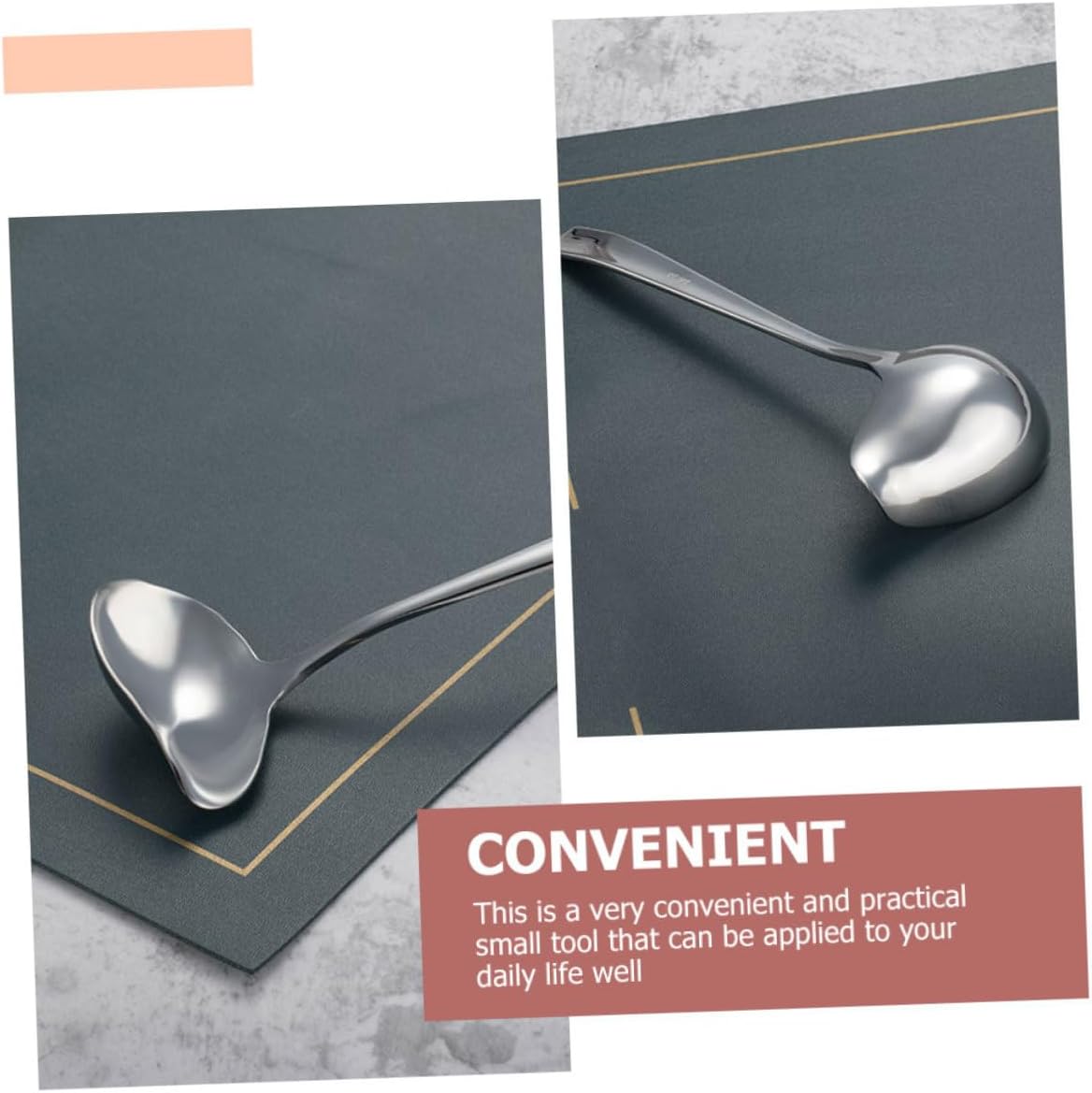 Stainless Steel Gravy Ladle for Easy Serving and No Spill Pouring