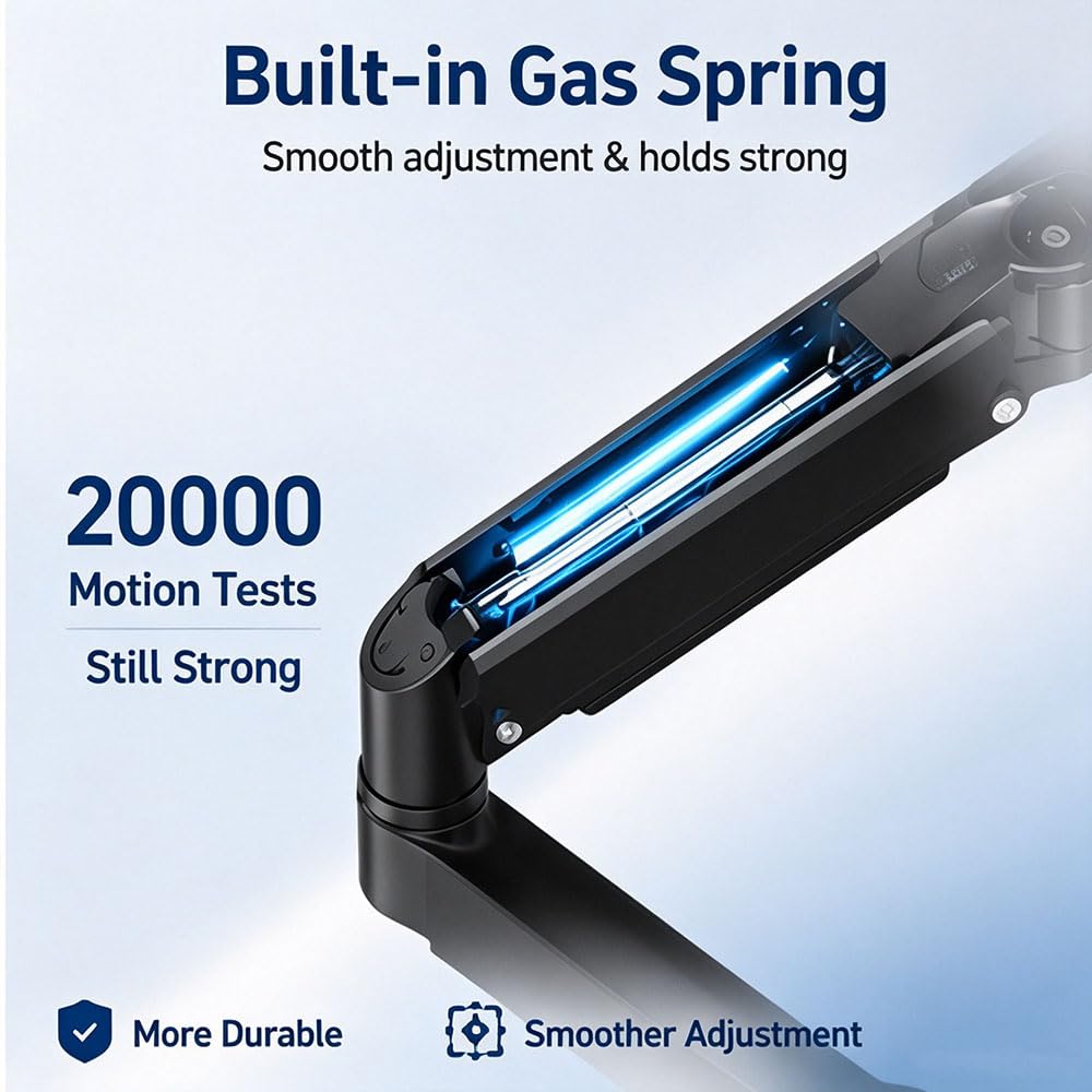 Braccio Supporto Singolo Monitor per Schermo 13-32" VESA 75x75/100x100