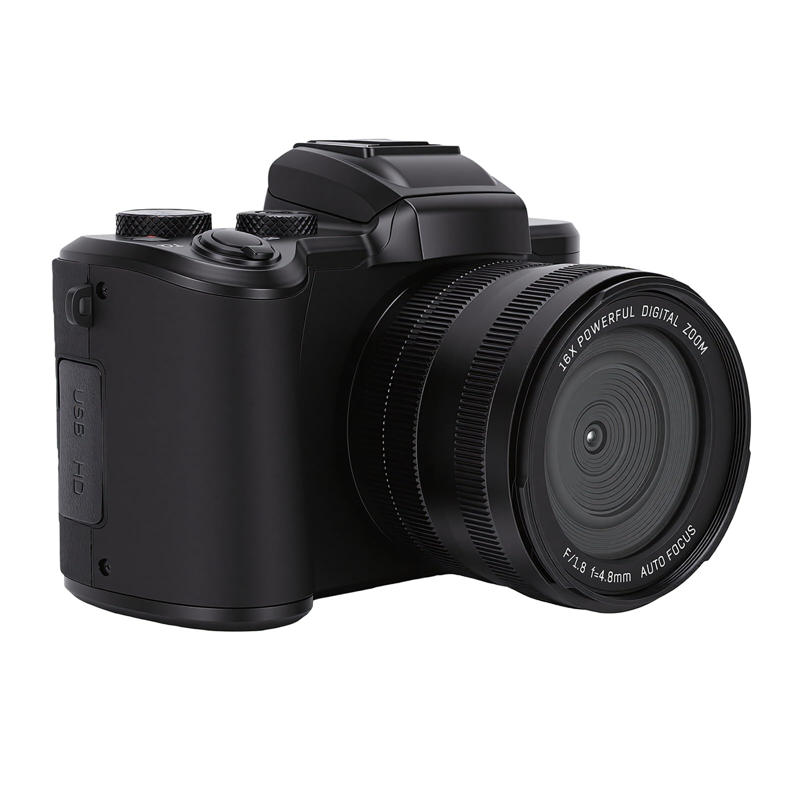 KIMISS Cámara Digital 8K, 88MP 16X Zoom WiFi Pantalla Táctil Cámara Vlog con Enfoque Automático y Estabilización de 6 Ejes Dial Giratorio 360, para Compartir en Redes Sociales