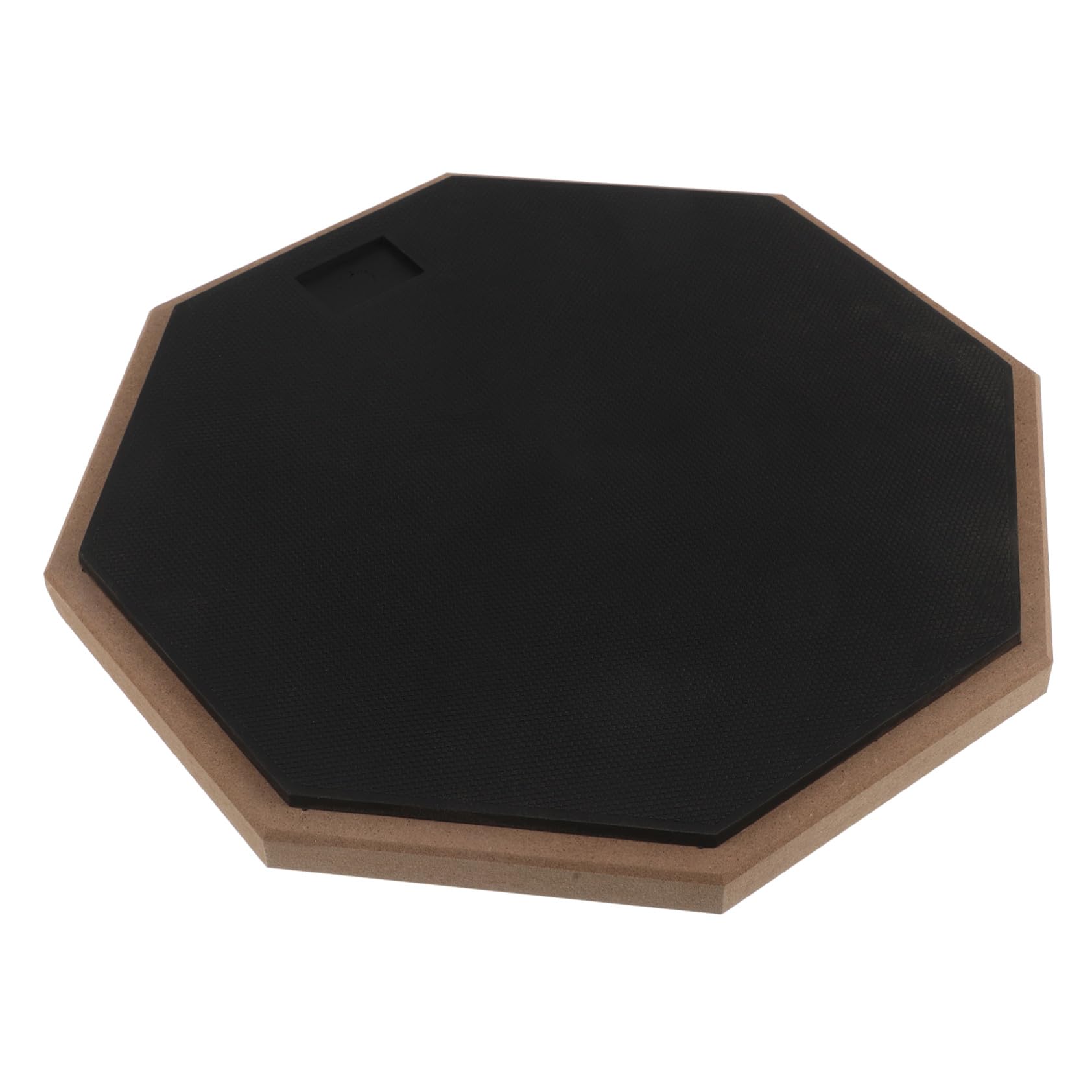 TOYANDONA Pad de Práctica de Batería Silencioso de Goma Octagonal de 12 Pulgadas con Diseño Portátil y Estable para Uso en Escuela y Diversas Prácticas