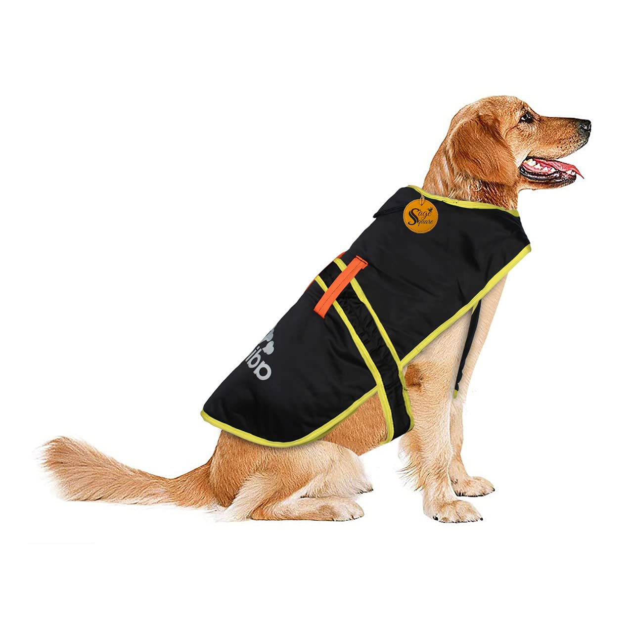 Sage Square Premium Dog Winter Ultra Warm Windproof Printed Coat Thicker Fleece Dog Hoodie Vest for Cold Weather (Small) (10 Inch) (Black) (B098P8VJMK) Amazon Price History, Amazon Price Tracker