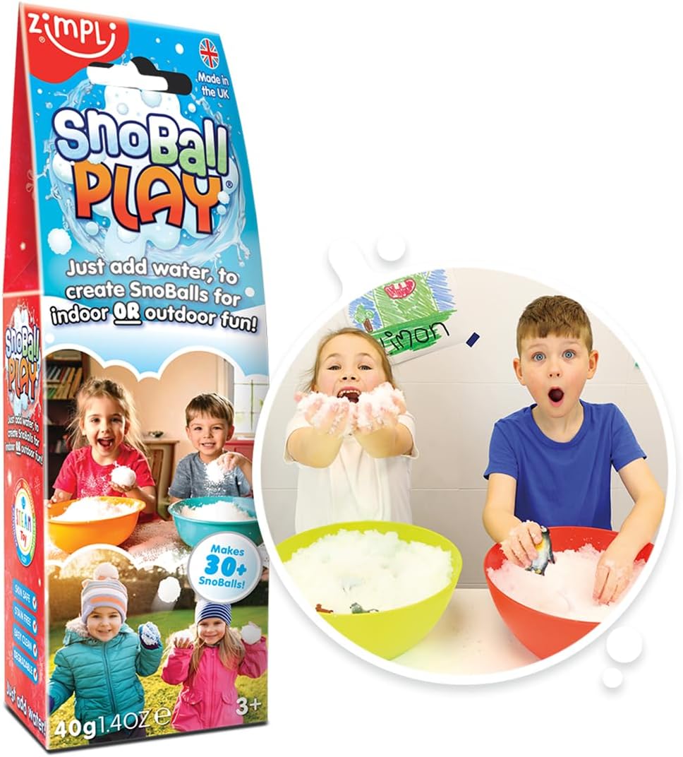 Zimpli Kids Snoball Play, 40 g Size, White, Medium