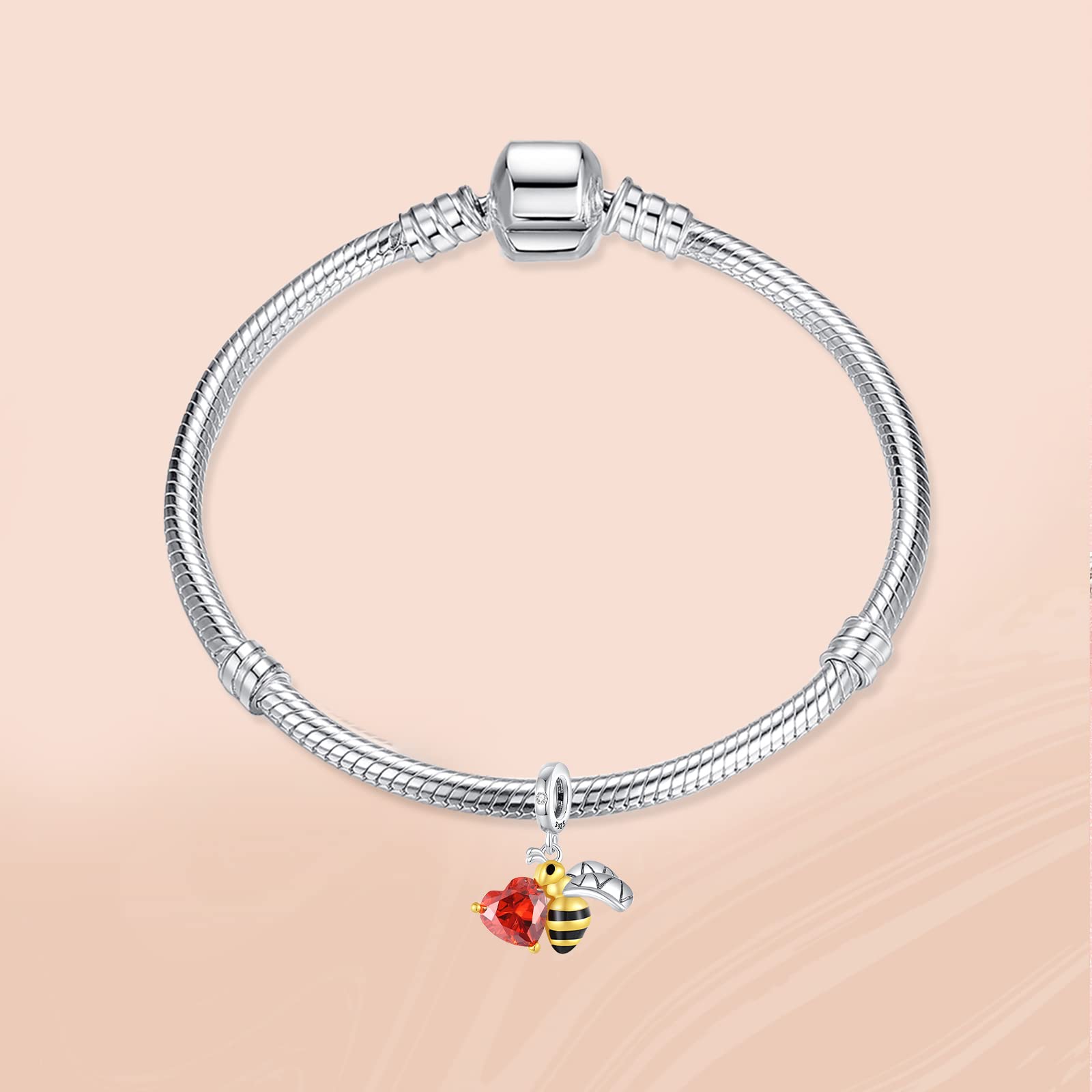 Annmors Charm Animali Charms Pendente Regalo in vero argento Sterling 925 Anniversario Festa Della San Valentino Regali Festa Della Mamma