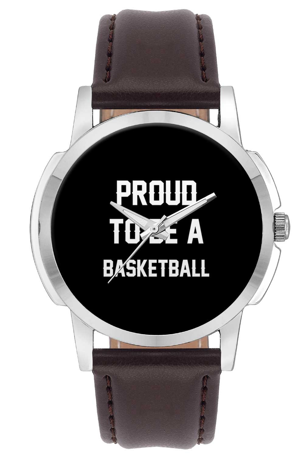 Wrist Watch for Men - Proud to Be A Basketball Best Gift for Basketball - Analog Mens and Boys Unique Quartz Leather Band Round Designer dial Watch (B074CMRQZB) Amazon Price History, Amazon Price Tracker