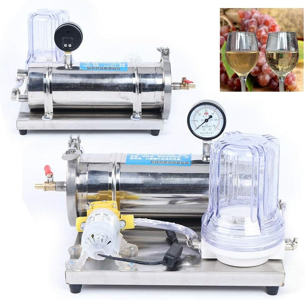 Alcohol Moonshine Still Wine Strainer Stainless Steel Spirit Filter 80W 300kg/h Alcohol Wine Water Filter/Whitespirit Distiller Moonshine/Whiskey Still Strainer Spirits Distiller