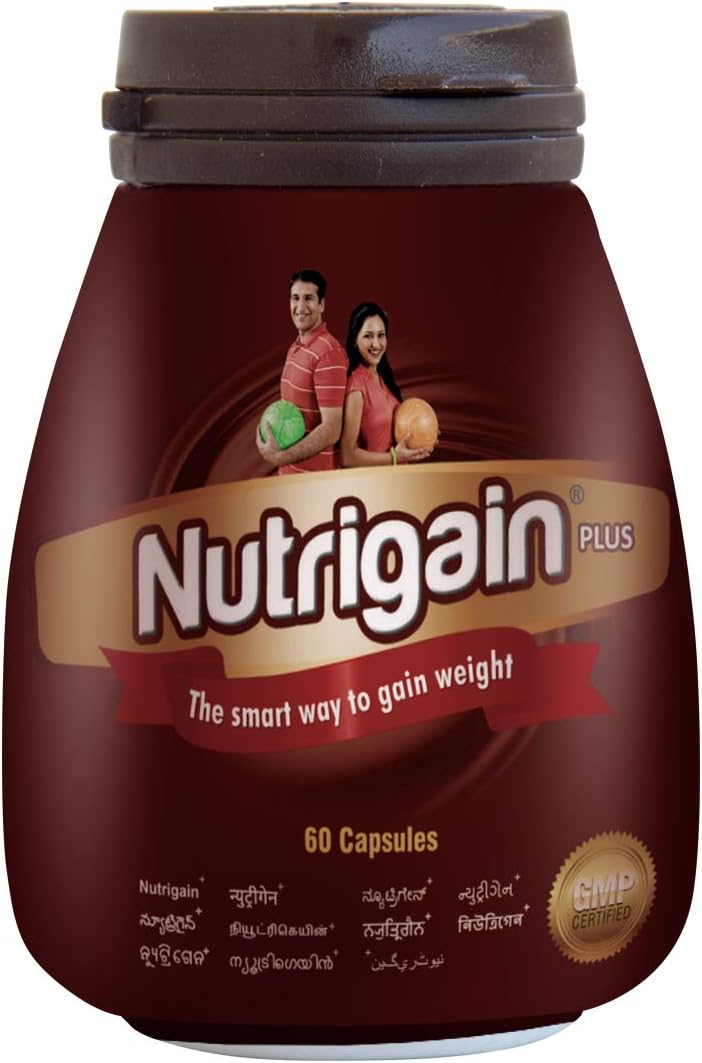 Ayurwin Nutrigain Plus - 60 capsules