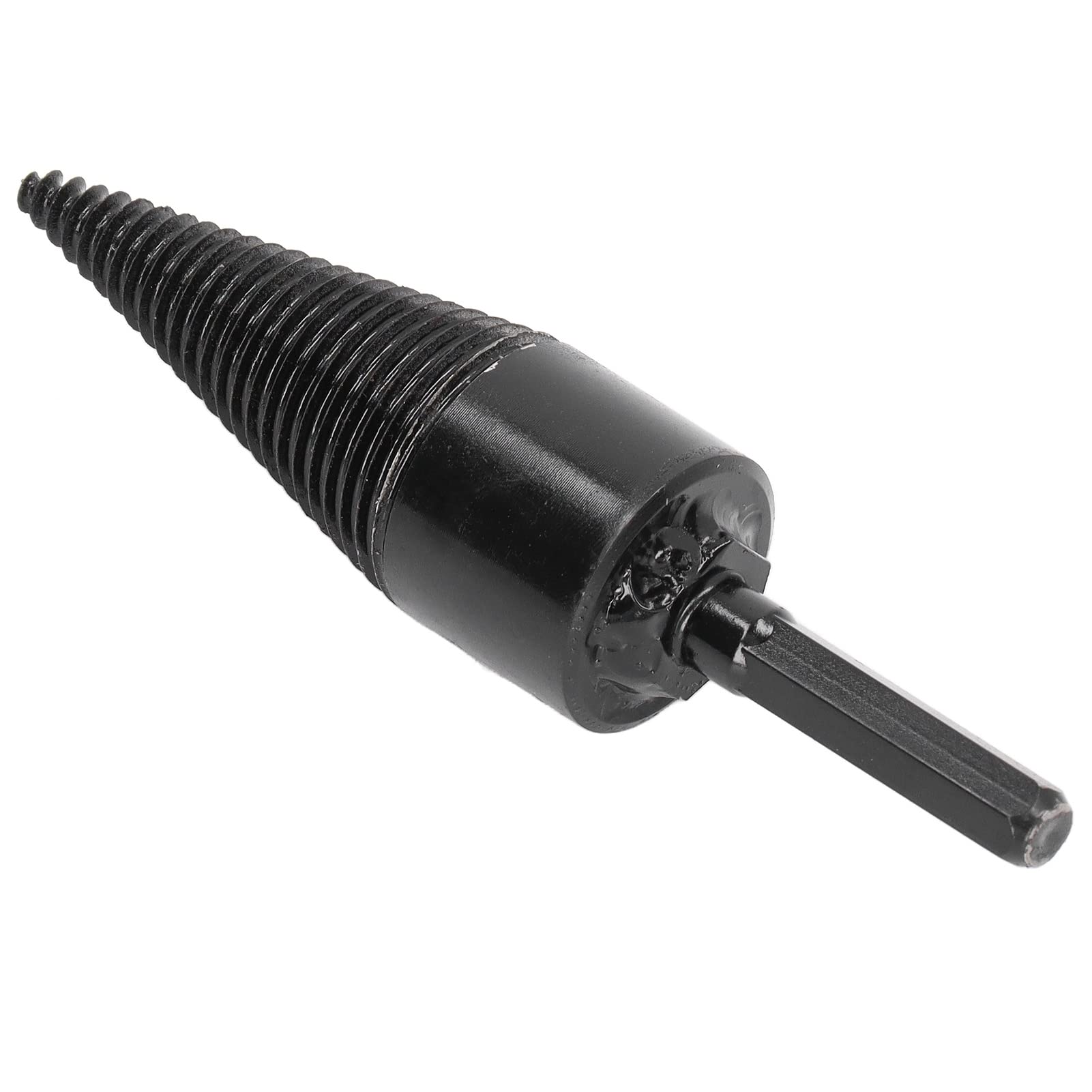 Ejoyous 140mm Wood Splitter Drill Bit, 50mm Carbon Steel Hex Shank, Non-Slip, High Efficiency, Easy to Install, 1 Count - Image 3