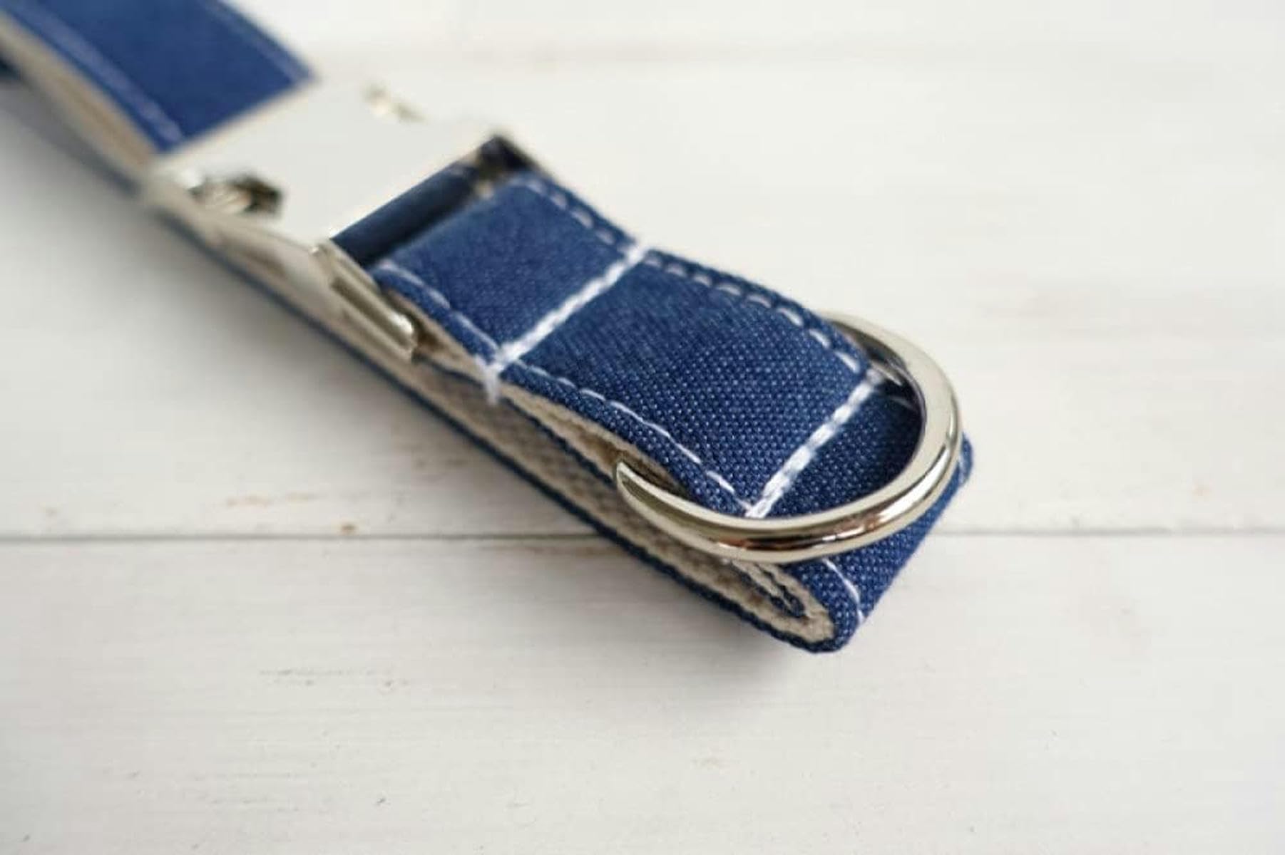 Accessoire pour Chiot Collier pour Chien à Rayures avec nœud Papillon 5 Tailles, Laisse pour Chien-Collier pour Chien-L