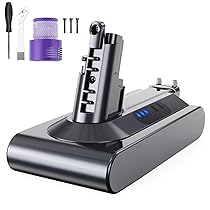 6000mAh Batteria per Dyson V10,SV12 Batteria di Ricambio per Dyson V10 Animal,  V10 Absolute,  V10 Motorhead Fluffy Aspirapolvere