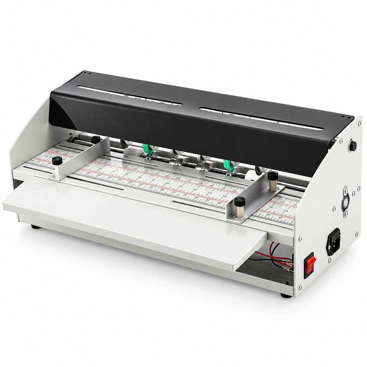 Elektryczna maszyna do bigowania papieru 3 w 1, perforator do cięcia 460 mm