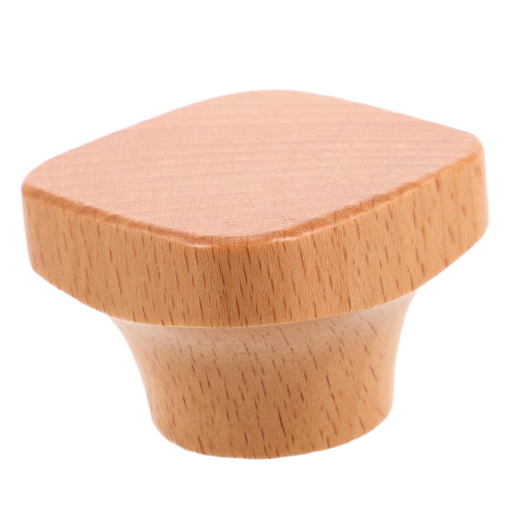 SUPVOX Wooden Pot Lid Knob Scalding Handle for Cookware Lightweight Beech Replacement Grip for Camping and Outdoor Cooking Durable and Heat Resistant Design