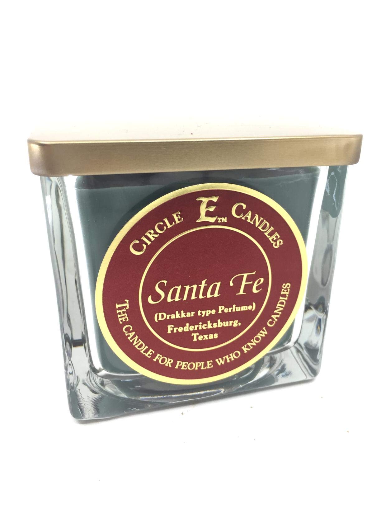 Circle E CandlesSanta Fe Scent, Medium Size Jar Candle, 22oz, 2 Wicks