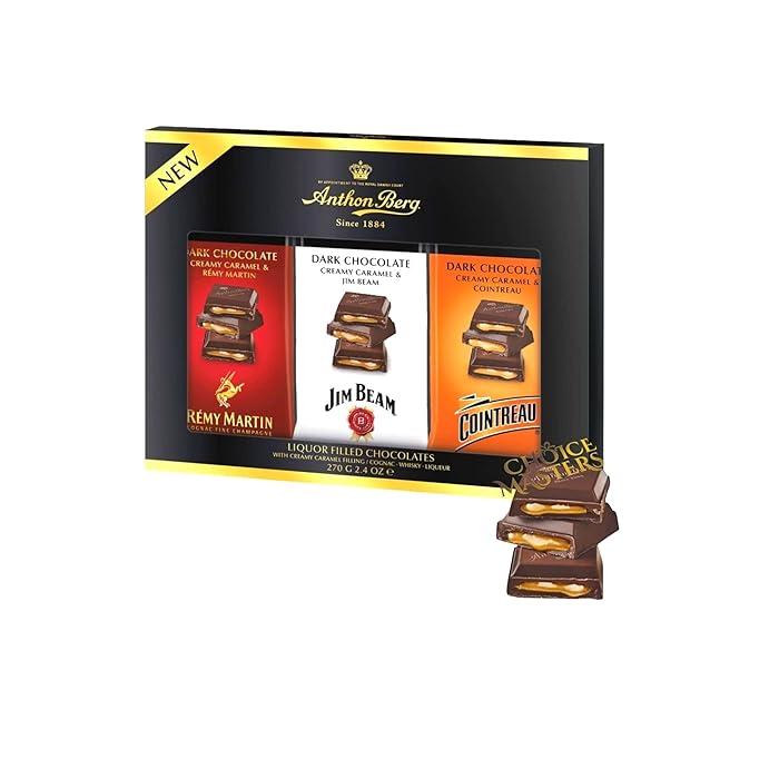 Buy Father's Day Gift Chocolate Gift Box 3 X Anthon Berg Dark