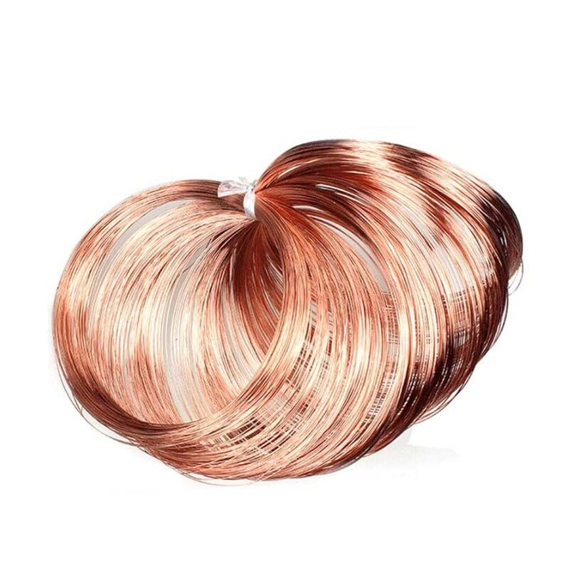GatherTOOL 2M/3M T2 Copper Red Copper Line Bare Wire 99.9% Pure Copper Wire Dia0.2/0.3/0.4/0.5/0.6/0.8/1/1.2/1.5/1.8/2/2.5/3mm (Size : 3M, Color : Dia 0.6mm)