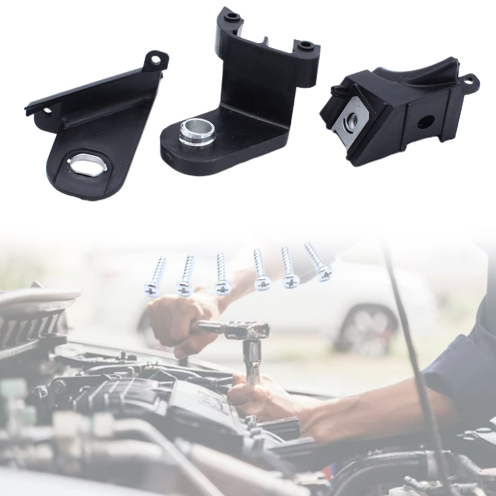 Auto Headlight Repair Parts Suitable For 51816681 Passenger Side ABS Material Headlight Bracket Lug Repair Kit Mounting Luggage Rack Car Left Right Headlight Repair Kit Bracket Mount Holder Clip Car