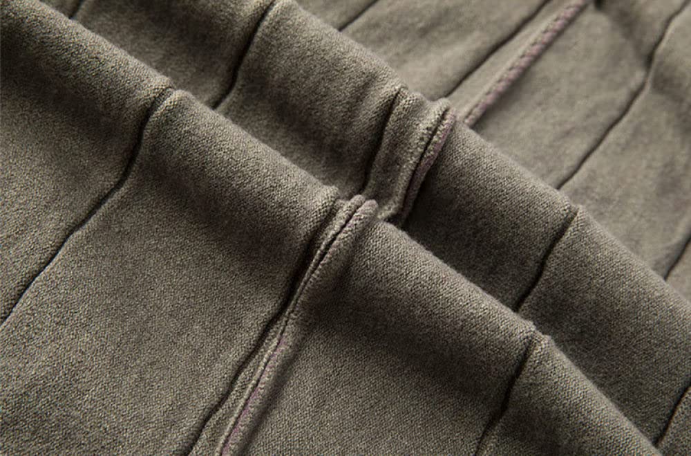 Röcke,Damen Maxirock Olivgrün Elastischer Gestrickter Faltenrock Mit Hoher Taille Vintage A-Linie Swing Geraffter Herbst Lange Röcke Für Mädchen Damen,S