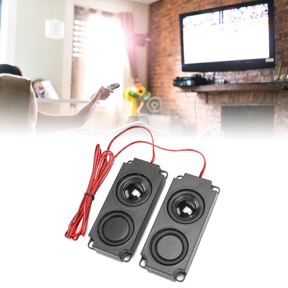 Głośnik Lautsprecher 8 Ohm 5 W Abs 8 Ω 5 W Przenośny Ciężki Bas Wnęka 40 Mm Magnetyczny Podwójny Głośnik do Telewizora Haut Parleur Tv Czarny