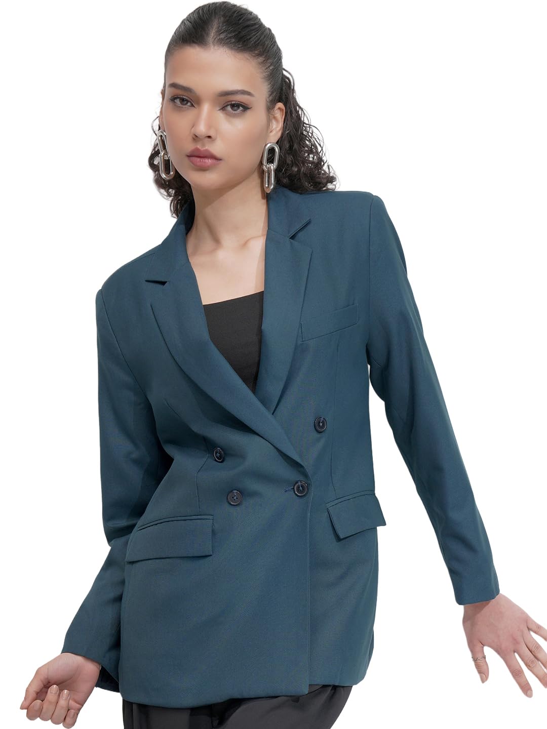 tokyo talkies Women's TTE4000138 Blazer-picture-24