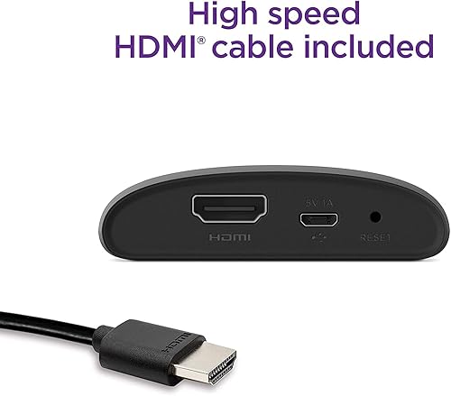 Miniatura 6 de Roku Reproductor multimedia de transmisión Express HD con cable HDMI de alta velocidad y control remoto simple y paquete Swanky Cables HDMI Cable