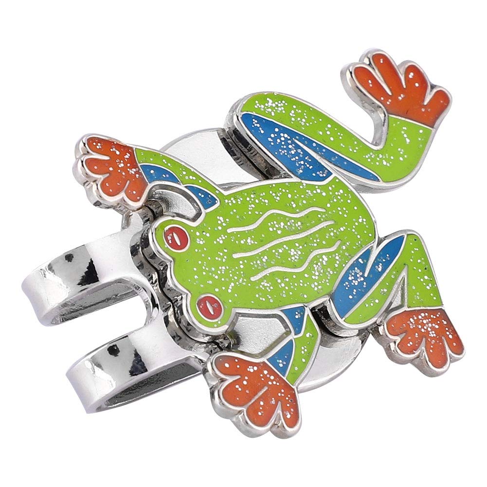 Amazon | ゴルフマーカー 磁気ボール マーカー カエル 蛙 マグネット式