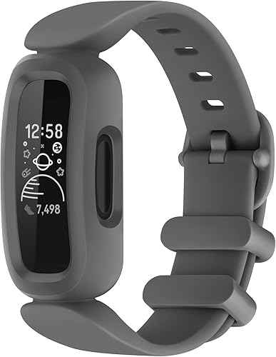 Meliya Correas ajustables de silicona suave de repuesto para Fitbit Ace 3 bandas deportivas para Fitbit Ace 3, accesorios de seguimiento de actividad