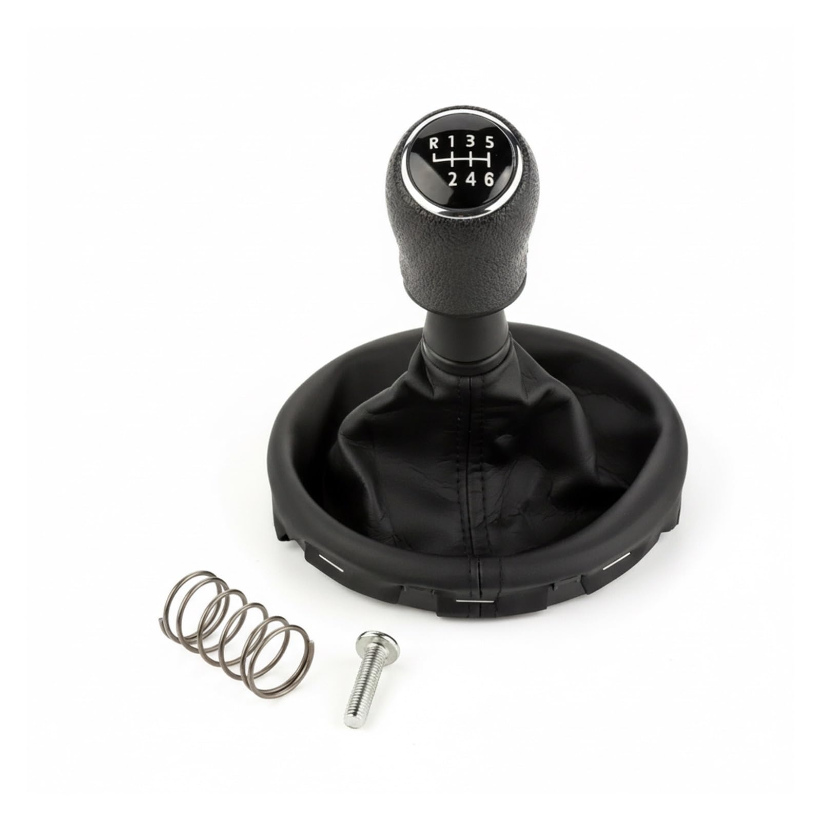 Zncojl Black Car Gear Stick Knob For Vw T5 6 Speed Gear Stick Shift Knob Boot No Modification Required