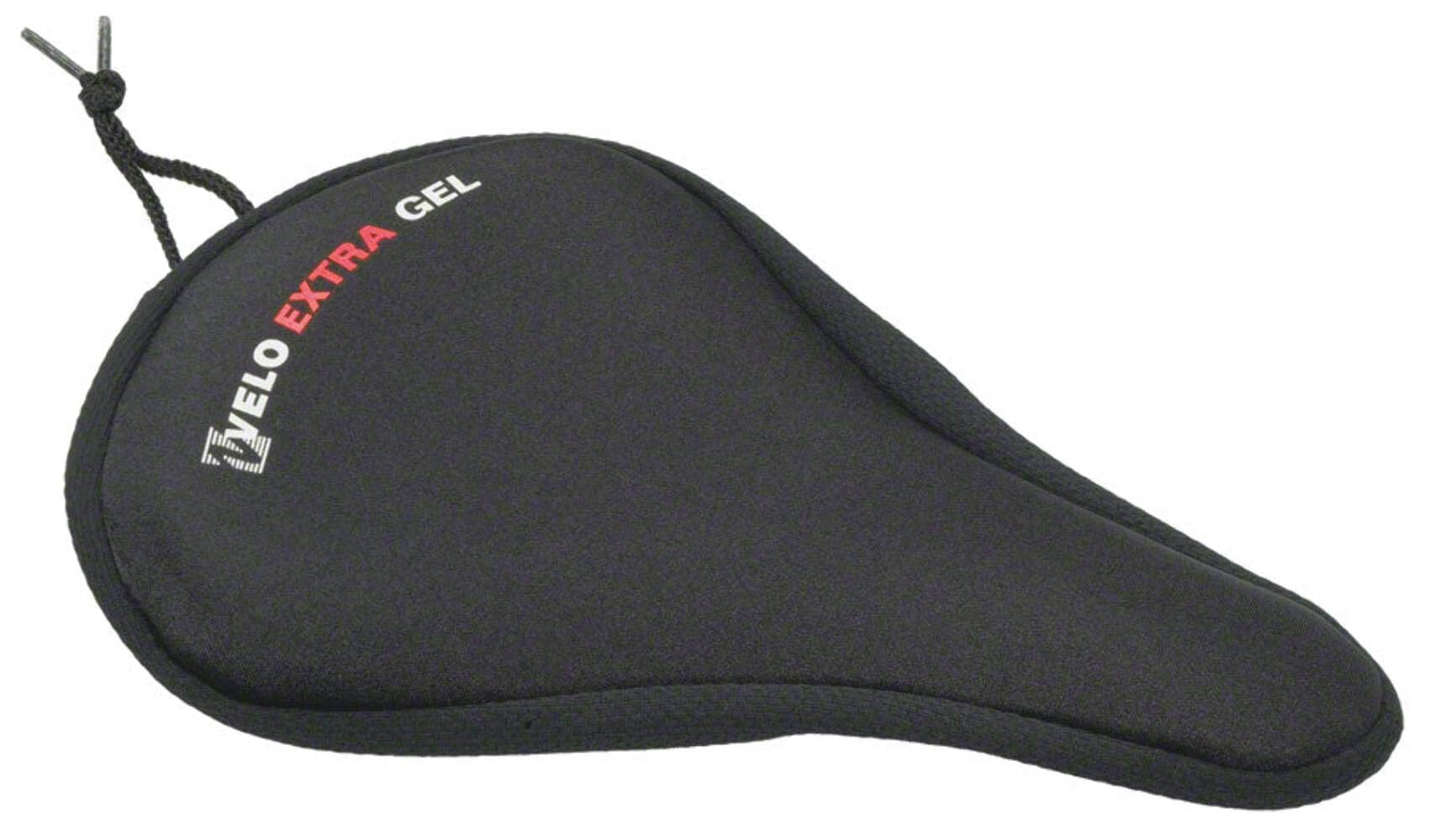 Velo Xtra Gel-Tech - Funda para sillín de Bicicleta, Color Negro