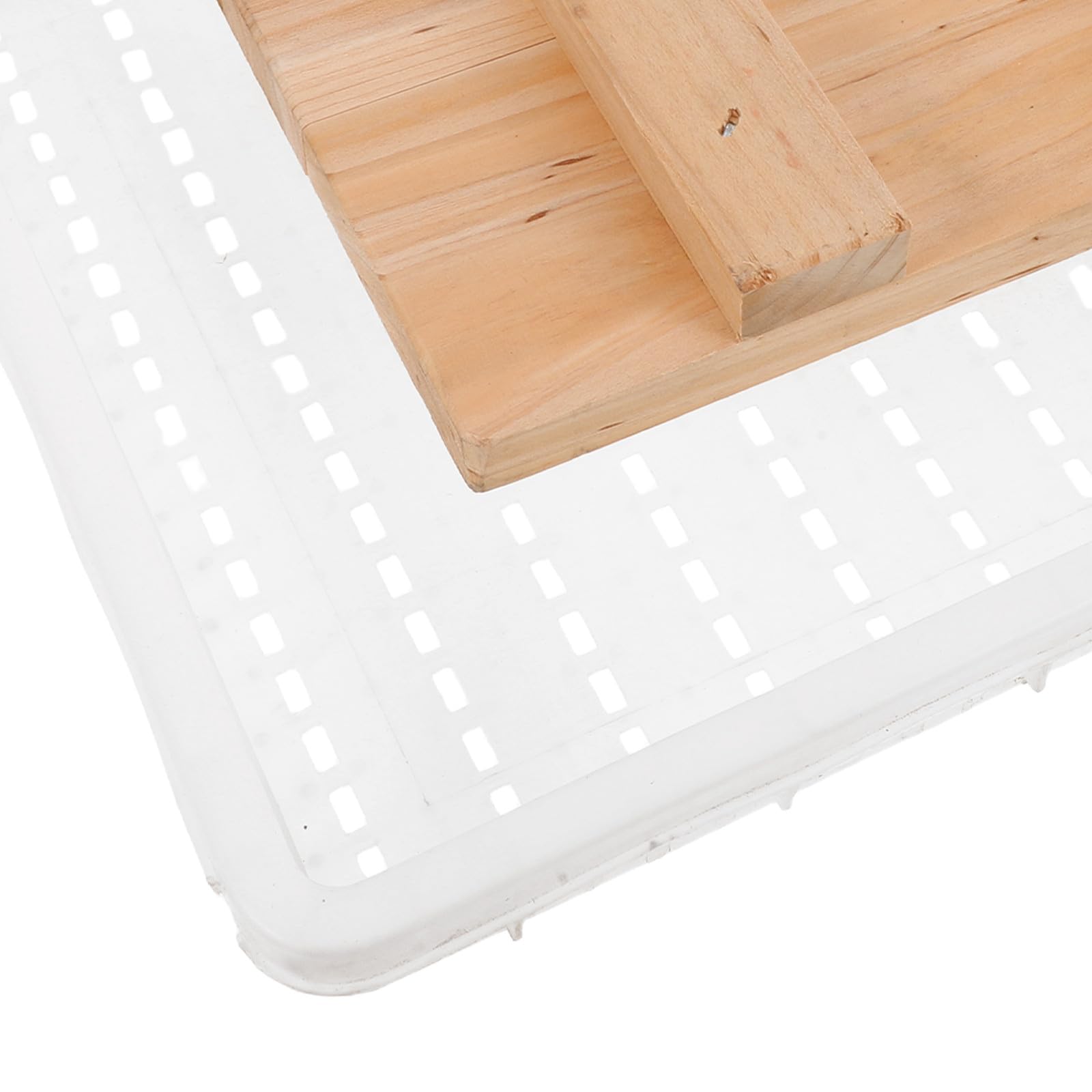 Presse à Fromage et Tofu Design Compact et Facile en Bois et Plastique Ensemble 1 Pièce pour Fabrication de Fromage et Tofu Maison pour Maison