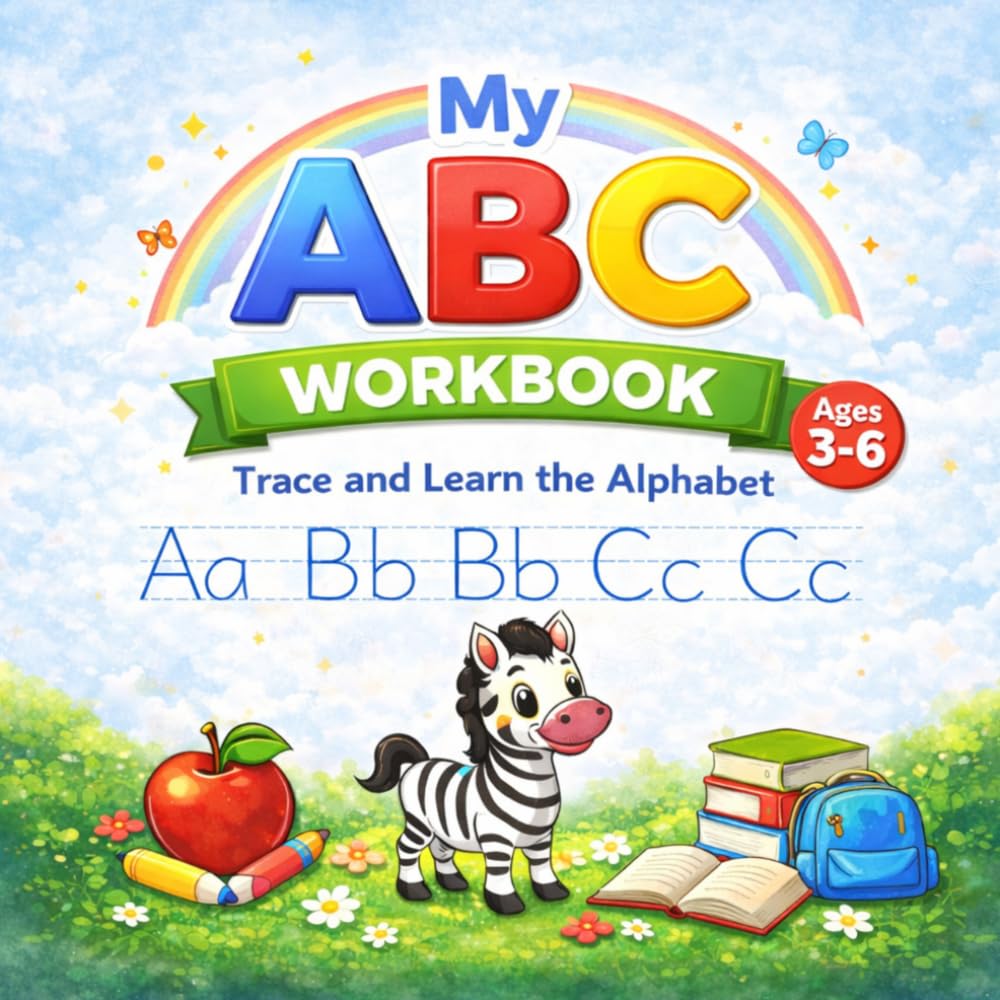 My First Writing Practice Book: Learn Letters, Practice Writing, and Build Early Handwriting Skills for Kids Ages 3–6