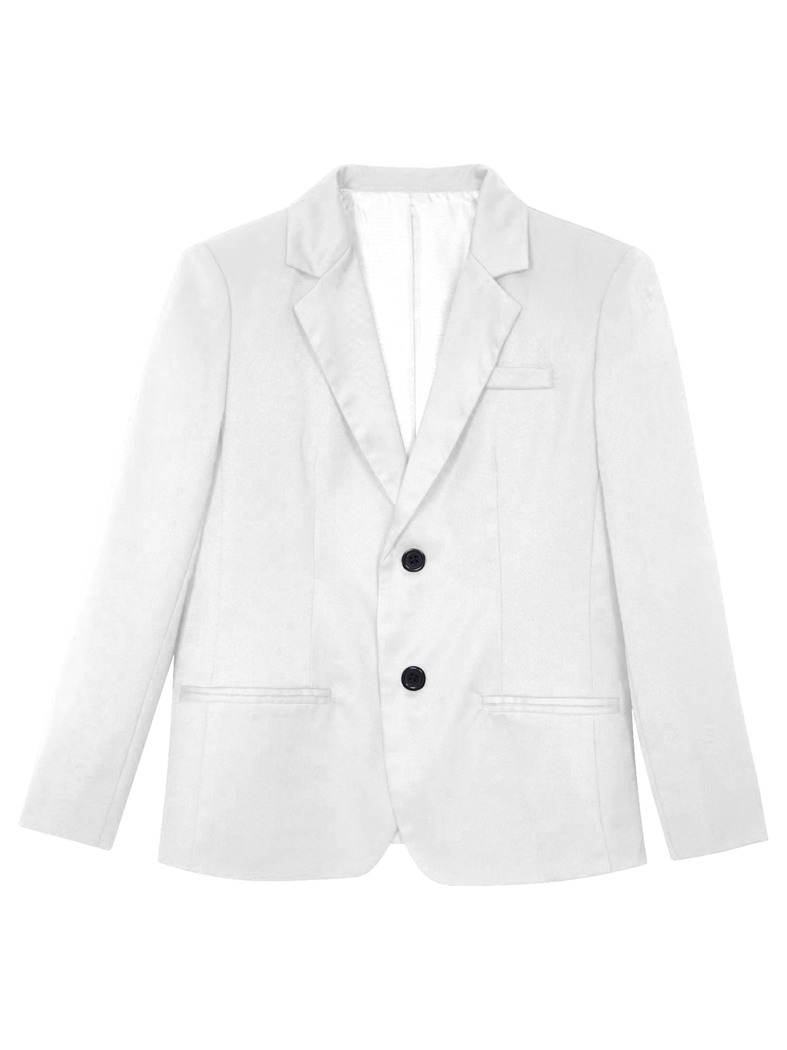 Costume pour Garçons Veste Classique Boutons Costume Veste Blazer Coupe Régulière Fête Mariage Veste Manteau
