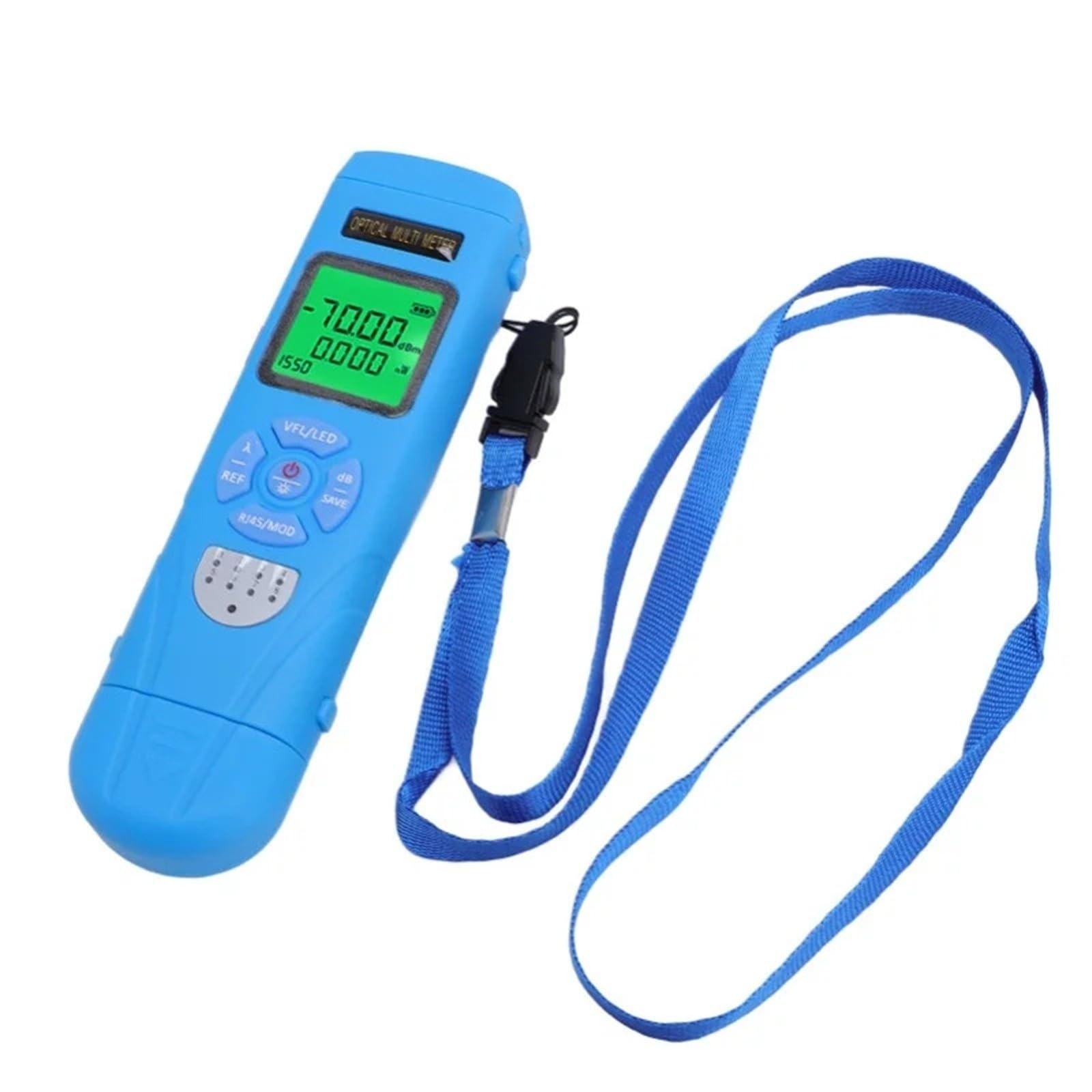 Tester per fibra ottica, Misuratore di potenza Rete via cavo RJ45 OPM Localizzatore visivo guasti 15 km Tester per fibra VFL REF