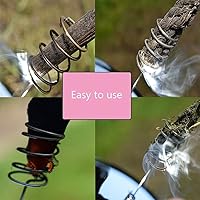 Vista 5 de Camping Solar Spark Lighter Fire Starter Solar Fire Spark Starter Camping Survival Fire Emergency Fire Ignition Outdoor Tool Camping Solar Spark