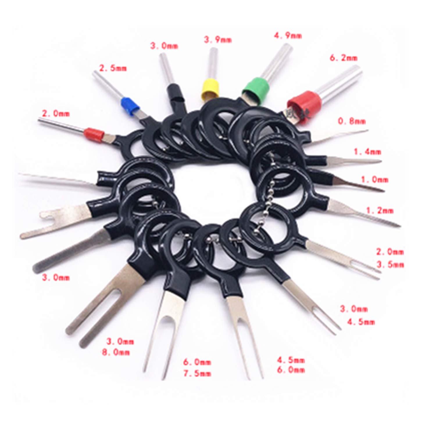36 Stks Terminal Removal Tool Elektrische Bedrading Crimp Connector Pin Extractor Kit Autos Terminal Reparatie Handgereedschap