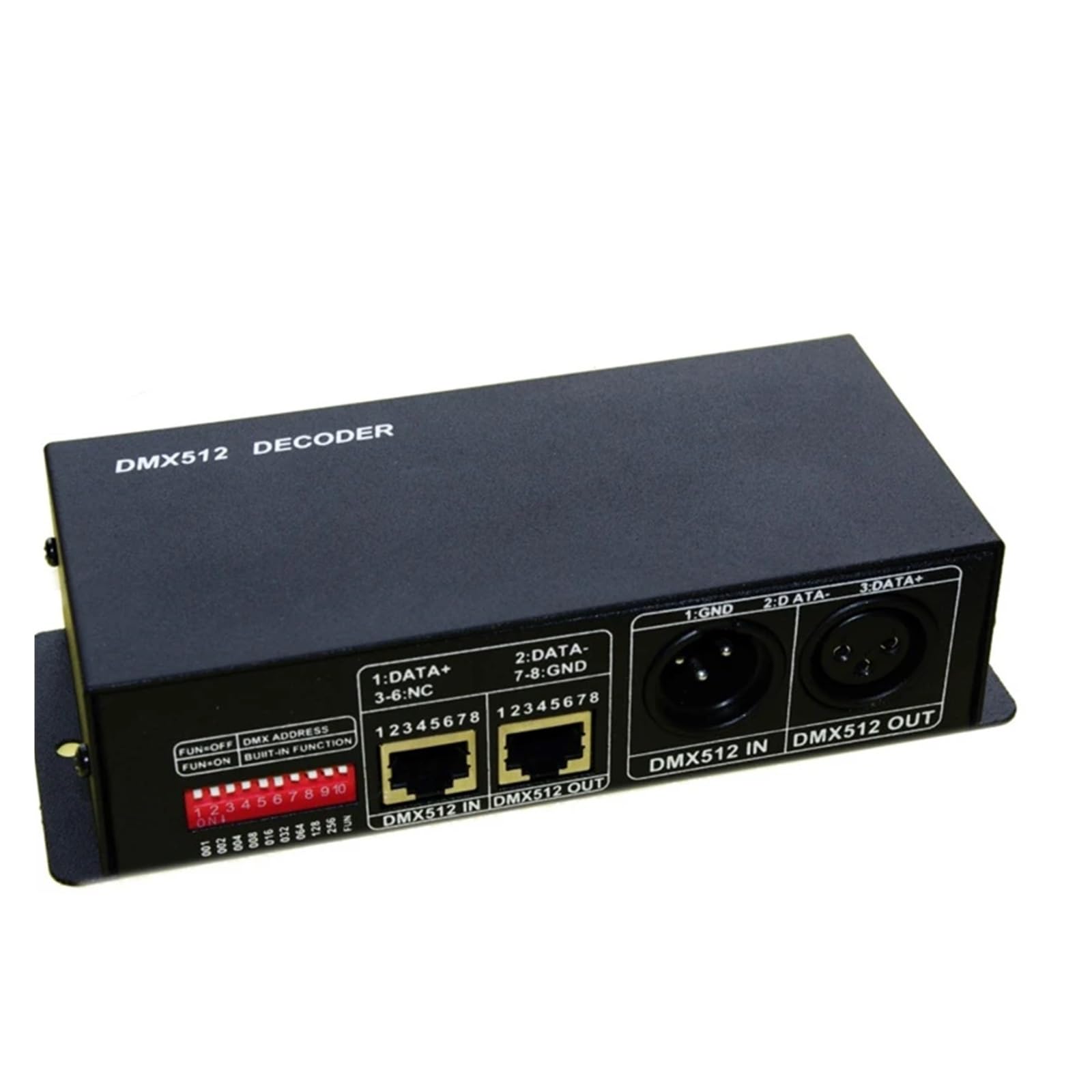 ZXAOMMBEA WS-DMX-KA-HL-350MA DMX512 decoder DC12-24V Constant Current 350MA 700MA LED Light Strip Module Controller(WS-DMX-KA-HL-700MA)