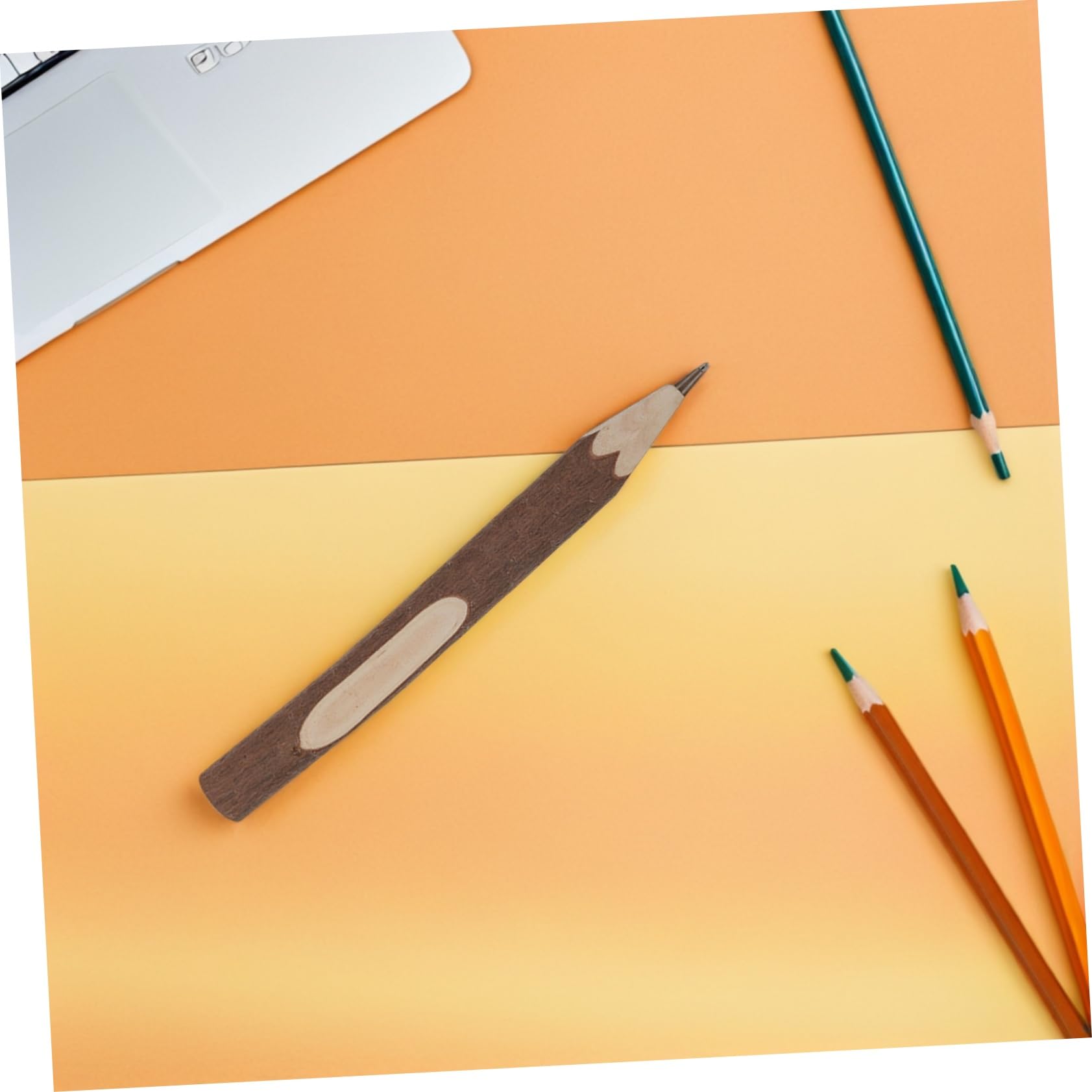 Operitacx 40pezzi Matite Lunghe Legno Naturale Con Corteccia Per Decorazioni Feste e Attività Creative Design Ergonomico e Leggero Strumento Per Schizzo e Pittura