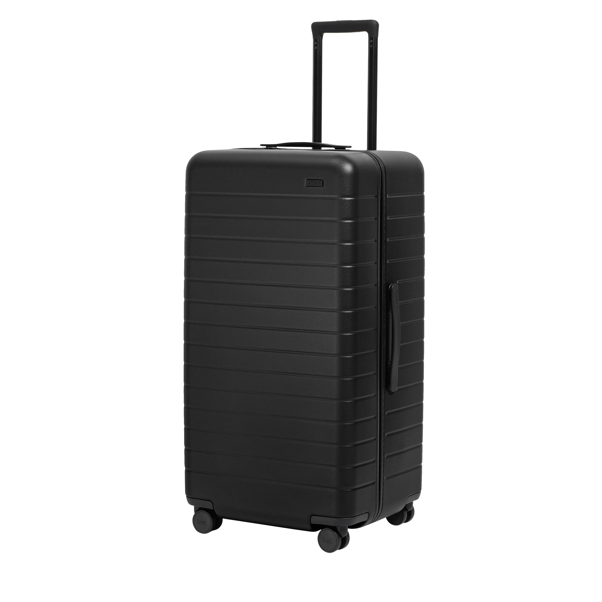 Away Large Trunk Luggage, 31 Inch Hardside Suitcase with Spinner Wheels, Lightweight & Durable, TSA Lock, Ideal for Long Trips, Jet Black