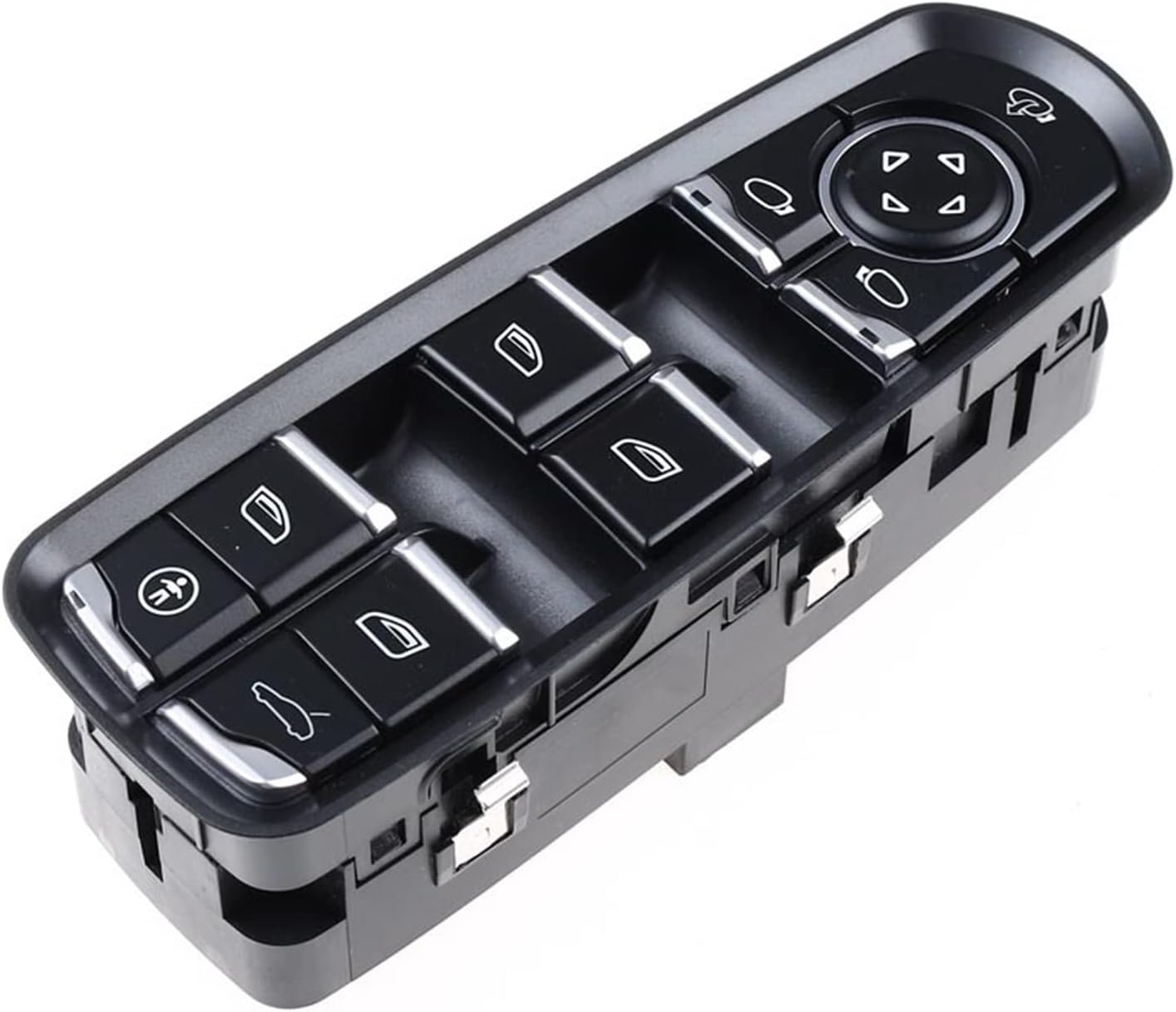 Electric window regulator Front Left Driver Window Control Switch for Porsche for Cayenne for Macan for Panamera 2011-2017 7PP959858AEDML 7PP959858RDML 7PP959858MDML(With Children Logo)