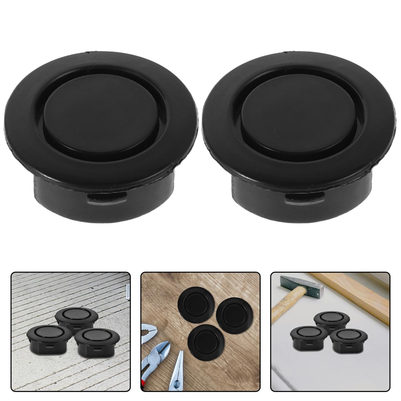 ABOOFAN 10 Tapones para Parachoques De Coche Cubierta De Sensor Parachoques Tapa De Agujero para Parachoques Delantero Y Trasero Plástico Impermeable Accesorios Exteriores