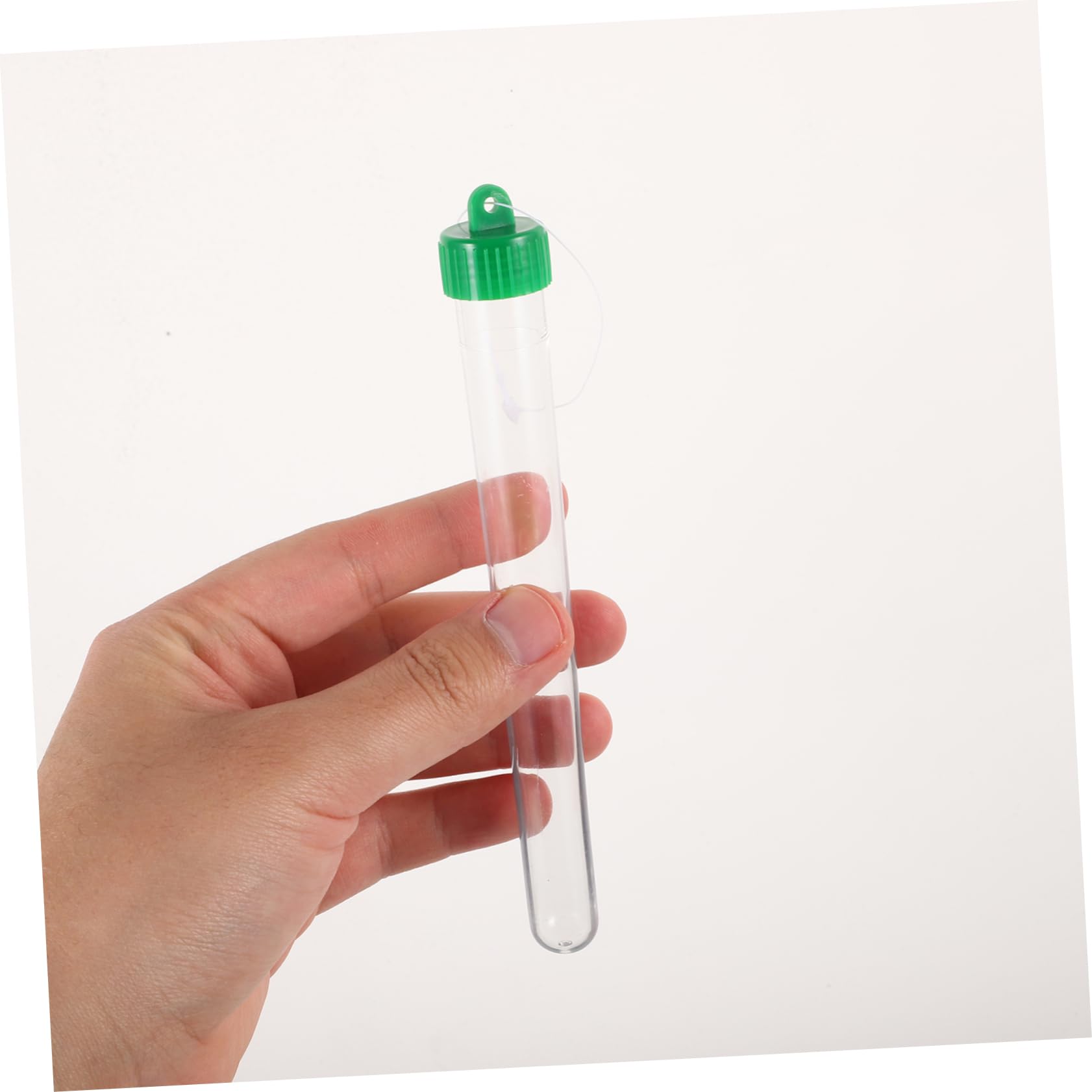 VILLFUL 10pcs Plastic Test Tube Small Bottles Small Storage Bottles Sample Vials Sample Storage Vials Testing Tubes Tiny Bottles Liquid Sampling Vials Small Test Tubes Transparent