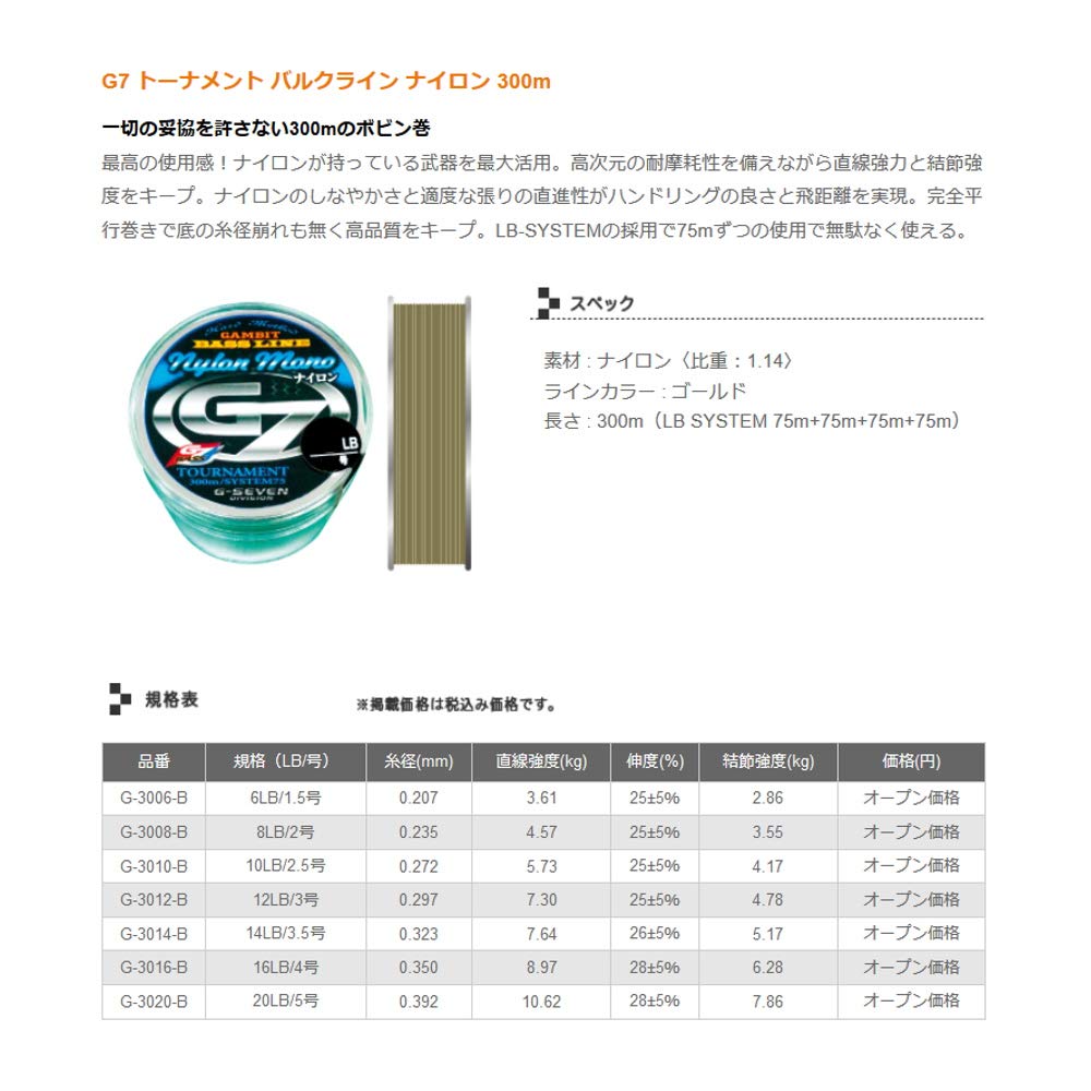 Amazon.co.jp: G7(ジーセブン) ライン トーナメント バルクライン