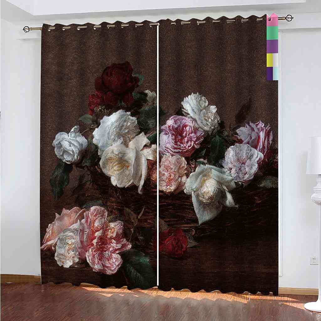 Rideau isolant thermique et insonorisant 200x160 cm imprimé vintage