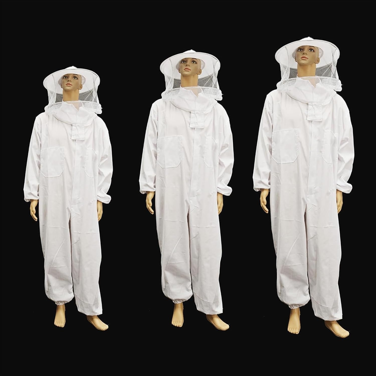 Beekeeping Protective Equipment Jacket Veil Full Body Suit Hat Smock Beekeeping Tools Set (Color : 2XL)