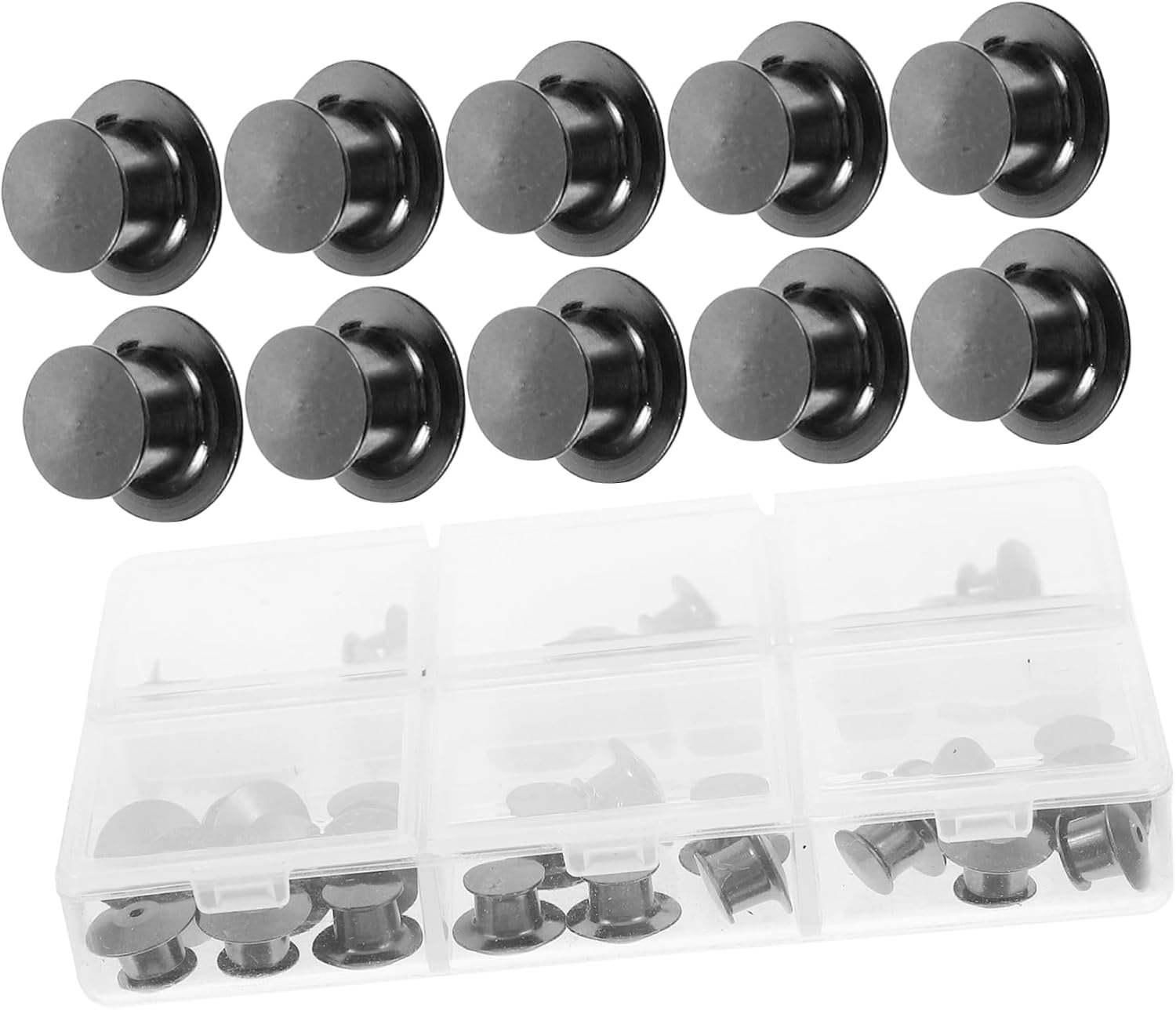 STOBOK Locking Pin Backs Clasp for Brooches Secure Grip for Jewelry Making and Crafts