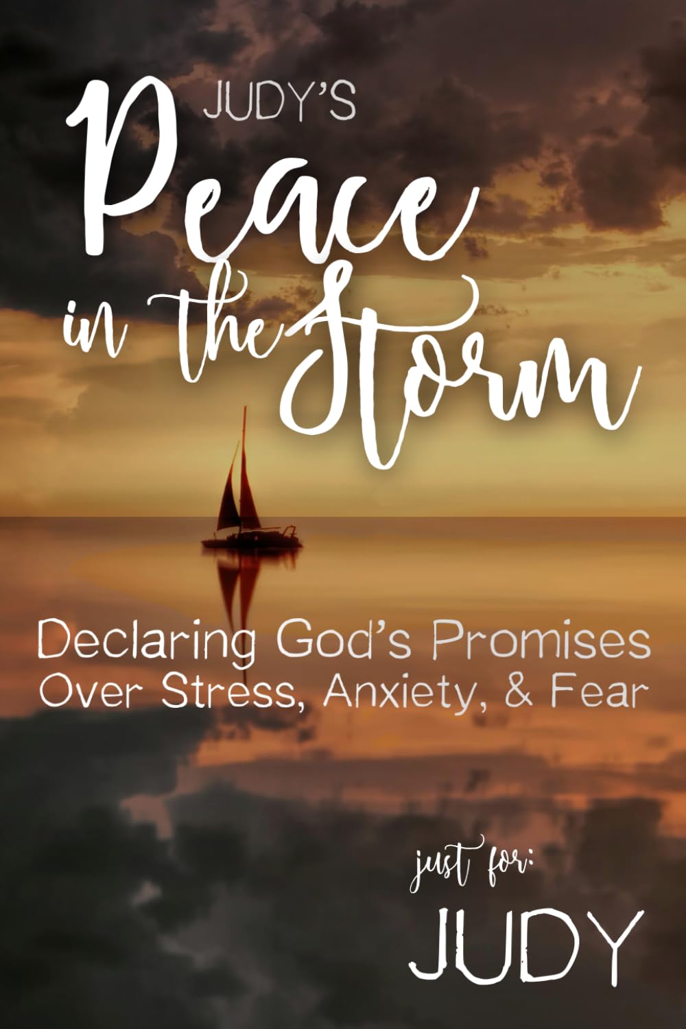 Judy's Peace in the Storm: Declaring God's Promises Over Stress, Anxiety, and Fear (Judy's Personalized Scriptures Set)