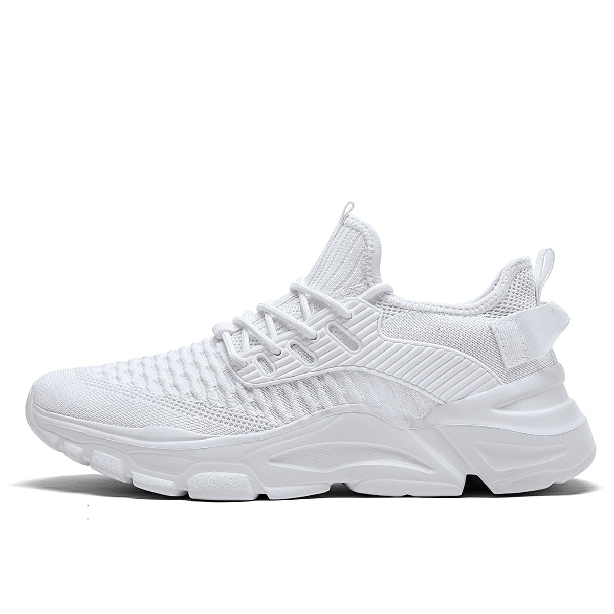 Men's Slip on Walking Shoes Tennis Running Sneakers Lightweight Breathable Casual Soft Sole Comfort Work Gym Trainers