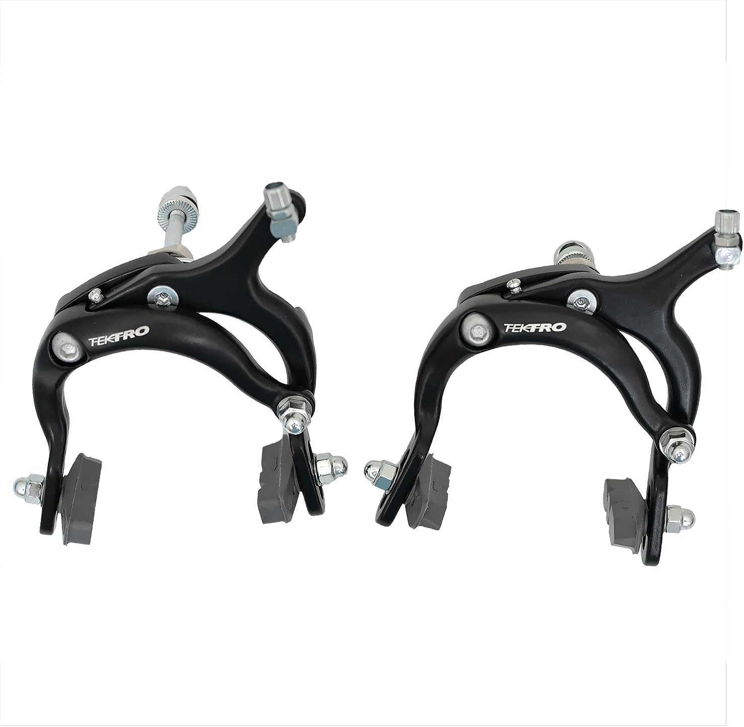 TEKTRO 900C Road Calipers Brake Set Dual Pivot 72-92mm Nutted Mount, Black, MH2827