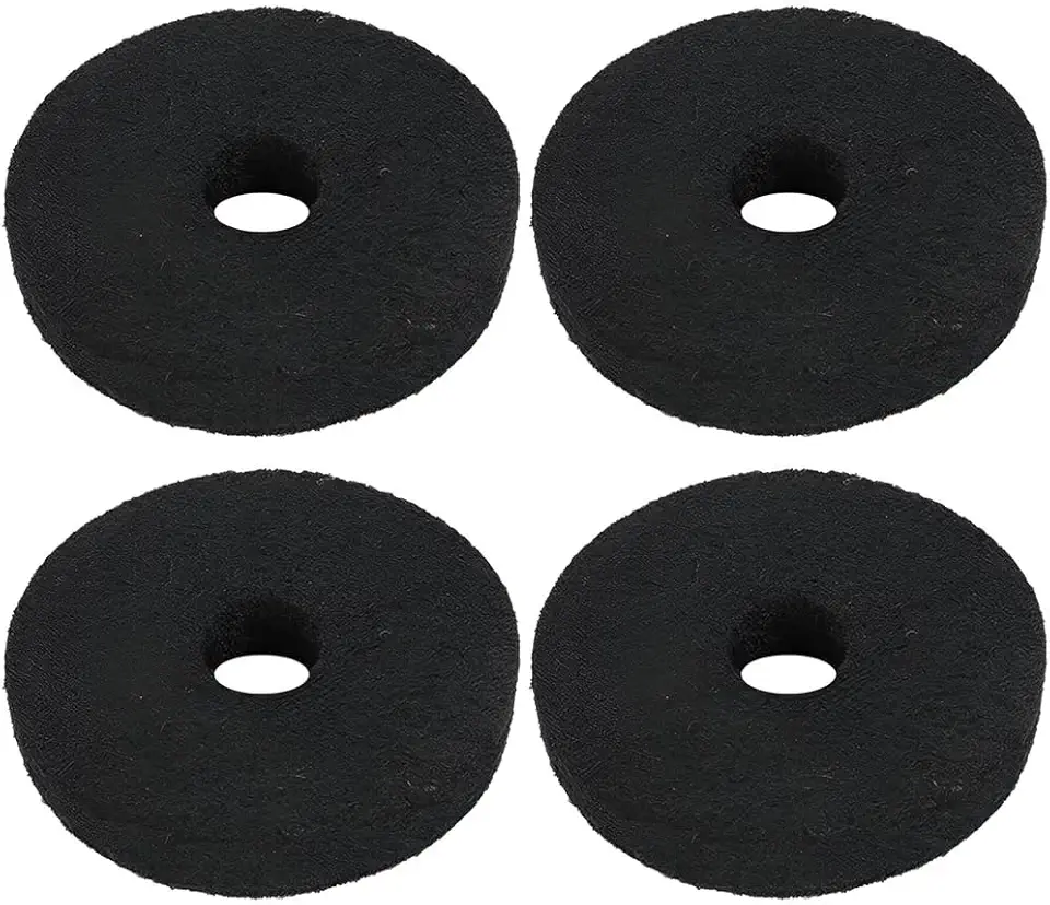 Pacote Com 04 Feltros Arruela Para Pratos De Bateria Spanking