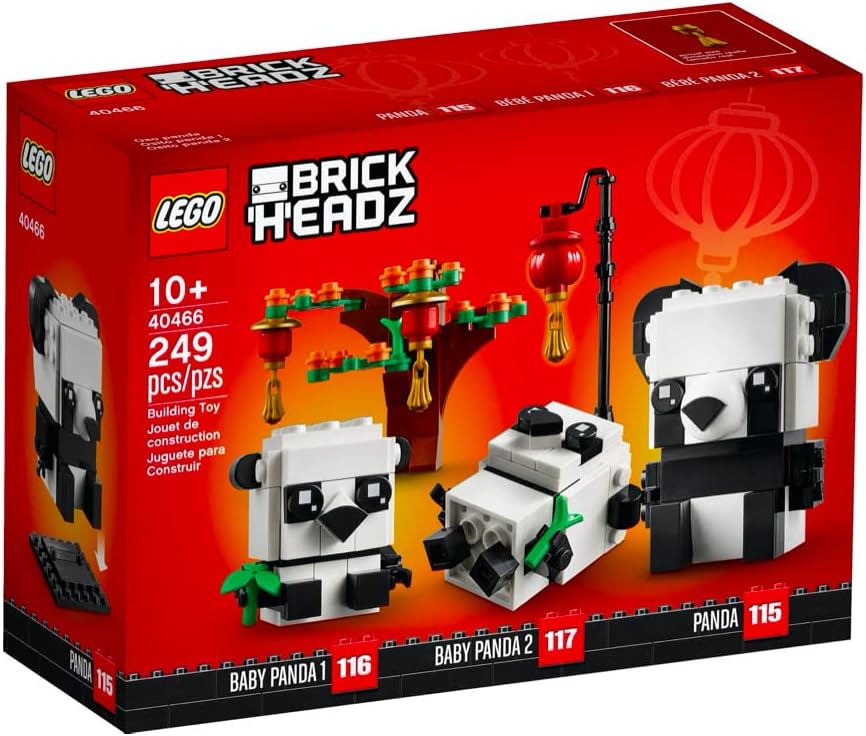 LEGO 40466 Chinese New Year Pandas - New.